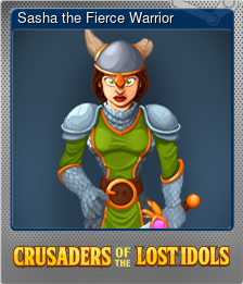 Series 1 - Card 1 of 5 - Sasha the Fierce Warrior