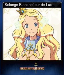 Series 1 - Card 1 of 8 - Solange Blanchefleur de Lux