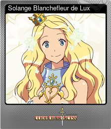 Series 1 - Card 1 of 8 - Solange Blanchefleur de Lux