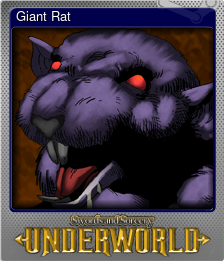 Series 1 - Card 2 of 5 - Giant Rat