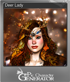 Series 1 - Card 6 of 13 - Deer Lady