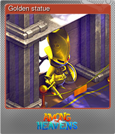 Series 1 - Card 4 of 5 - Golden statue
