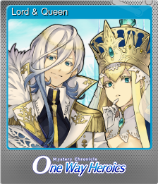 Series 1 - Card 10 of 10 - Lord & Queen