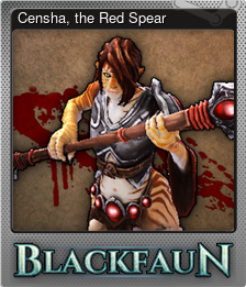 Series 1 - Card 5 of 9 - Censha, the Red Spear