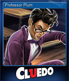 Series 1 - Card 4 of 12 - Professor Plum