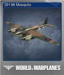 Series 1 - Card 4 of 10 - DH 98 Mosquito