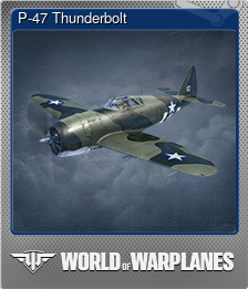Series 1 - Card 3 of 10 - P-47 Thunderbolt