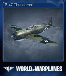 Series 1 - Card 3 of 10 - P-47 Thunderbolt