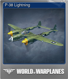 Series 1 - Card 8 of 10 - P-38 Lightning