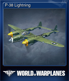 Series 1 - Card 8 of 10 - P-38 Lightning