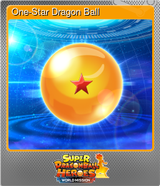 Series 1 - Card 1 of 8 - One-Star Dragon Ball