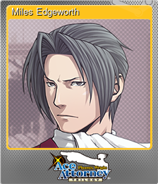 Series 1 - Card 2 of 8 - Miles Edgeworth