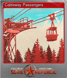 Series 1 - Card 2 of 12 - Cableway Passengers