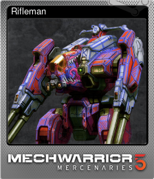 Series 1 - Card 8 of 10 - Rifleman