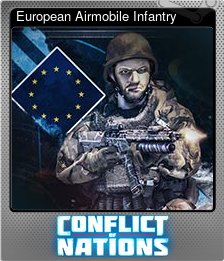 Series 1 - Card 2 of 9 - European Airmobile Infantry