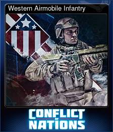 Series 1 - Card 8 of 9 - Western Airmobile Infantry