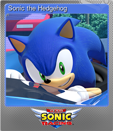 Series 1 - Card 1 of 6 - Sonic the Hedgehog