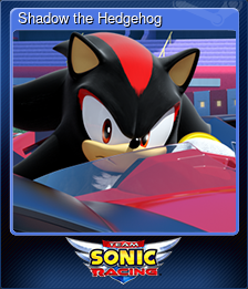 Series 1 - Card 2 of 6 - Shadow the Hedgehog
