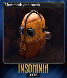 Series 1 - Card 3 of 14 - Mammoth gas mask