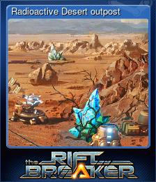 Series 1 - Card 4 of 13 - Radioactive Desert outpost