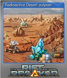 Series 1 - Card 4 of 13 - Radioactive Desert outpost
