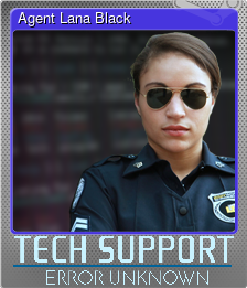 Series 1 - Card 4 of 7 - Agent Lana Black