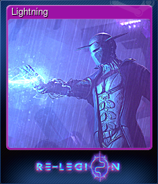 Series 1 - Card 8 of 9 - Lightning