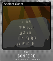 Series 1 - Card 7 of 12 - Ancient Script