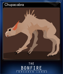 Series 1 - Card 4 of 12 - Chupacabra