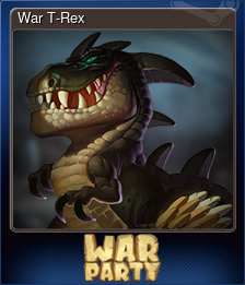 Series 1 - Card 3 of 6 - War T-Rex