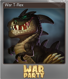 Series 1 - Card 3 of 6 - War T-Rex