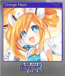 Series 1 - Card 2 of 5 - Orange Heart