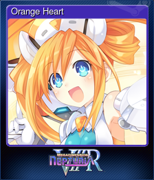 Series 1 - Card 2 of 5 - Orange Heart