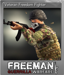 Series 1 - Card 3 of 8 - Veteran Freedom Fighter