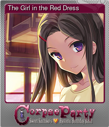 Series 1 - Card 8 of 8 - The Girl in the Red Dress