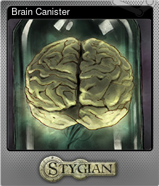 Series 1 - Card 2 of 15 - Brain Canister