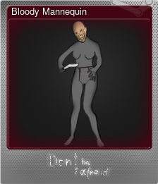 Series 1 - Card 2 of 8 - Bloody Mannequin