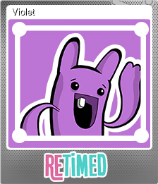 Series 1 - Card 2 of 8 - Violet
