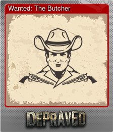 Series 1 - Card 4 of 9 - Wanted: The Butcher