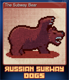 Series 1 - Card 5 of 5 - The Subway Bear