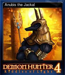 Series 1 - Card 5 of 5 - Anubis the Jackal