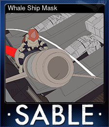 Series 1 - Card 4 of 9 - Whale Ship Mask