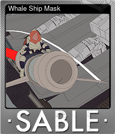 Series 1 - Card 4 of 9 - Whale Ship Mask