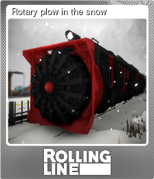 Series 1 - Card 12 of 14 - Rotary plow in the snow