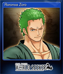 Series 1 - Card 2 of 11 - Roronoa Zoro