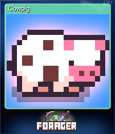 Series 1 - Card 8 of 9 - Cowpig