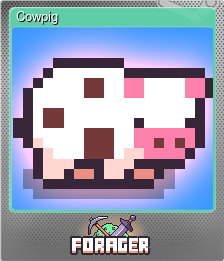 Series 1 - Card 8 of 9 - Cowpig