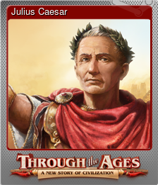 Series 1 - Card 1 of 6 - Julius Caesar