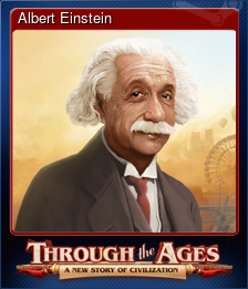 Series 1 - Card 3 of 6 - Albert Einstein