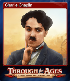 Series 1 - Card 6 of 6 - Charlie Chaplin